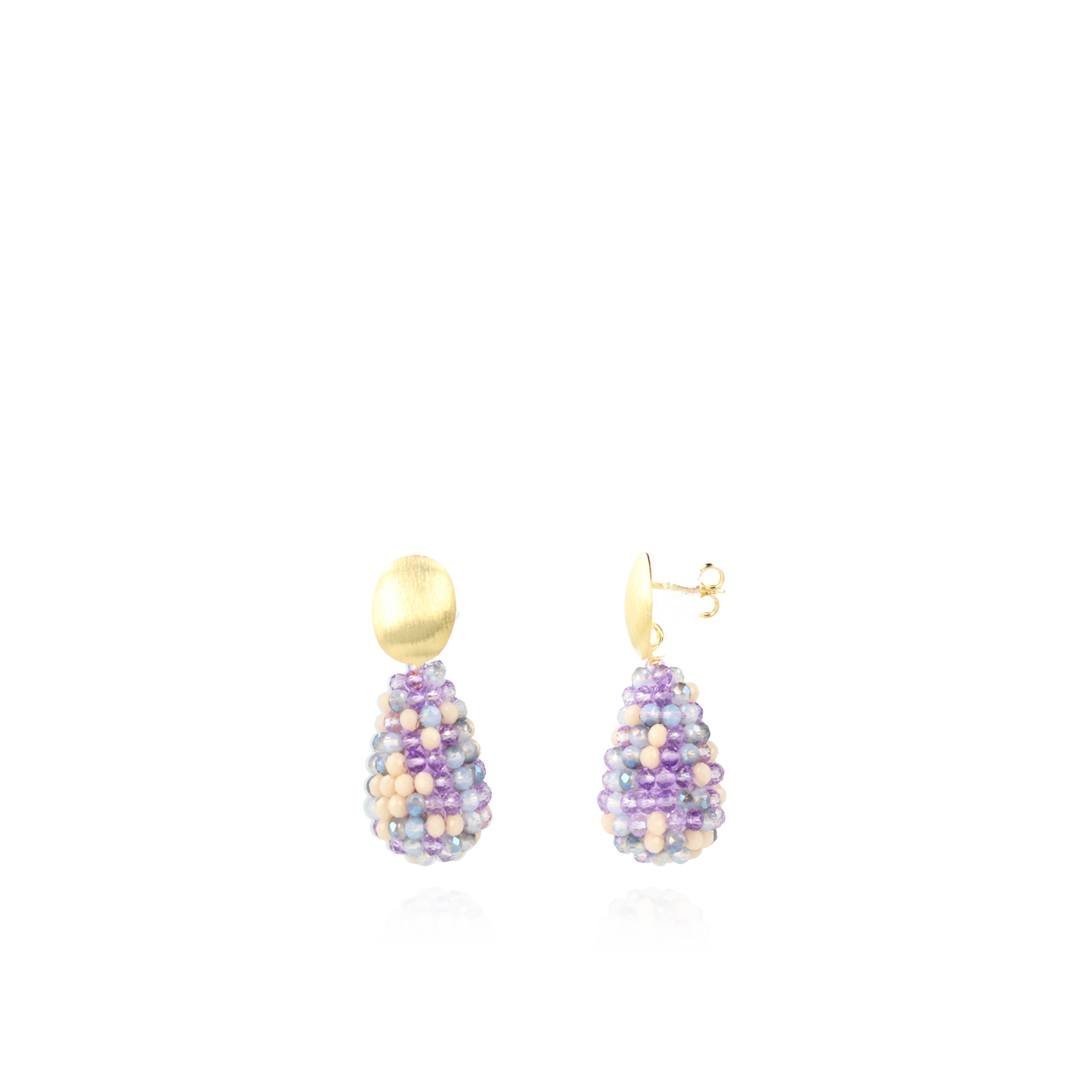 Mixed Paarse Oorbellen Amy Glassberry Cone Slott-theme.productDescriptionPage.SEO.byTheBrand