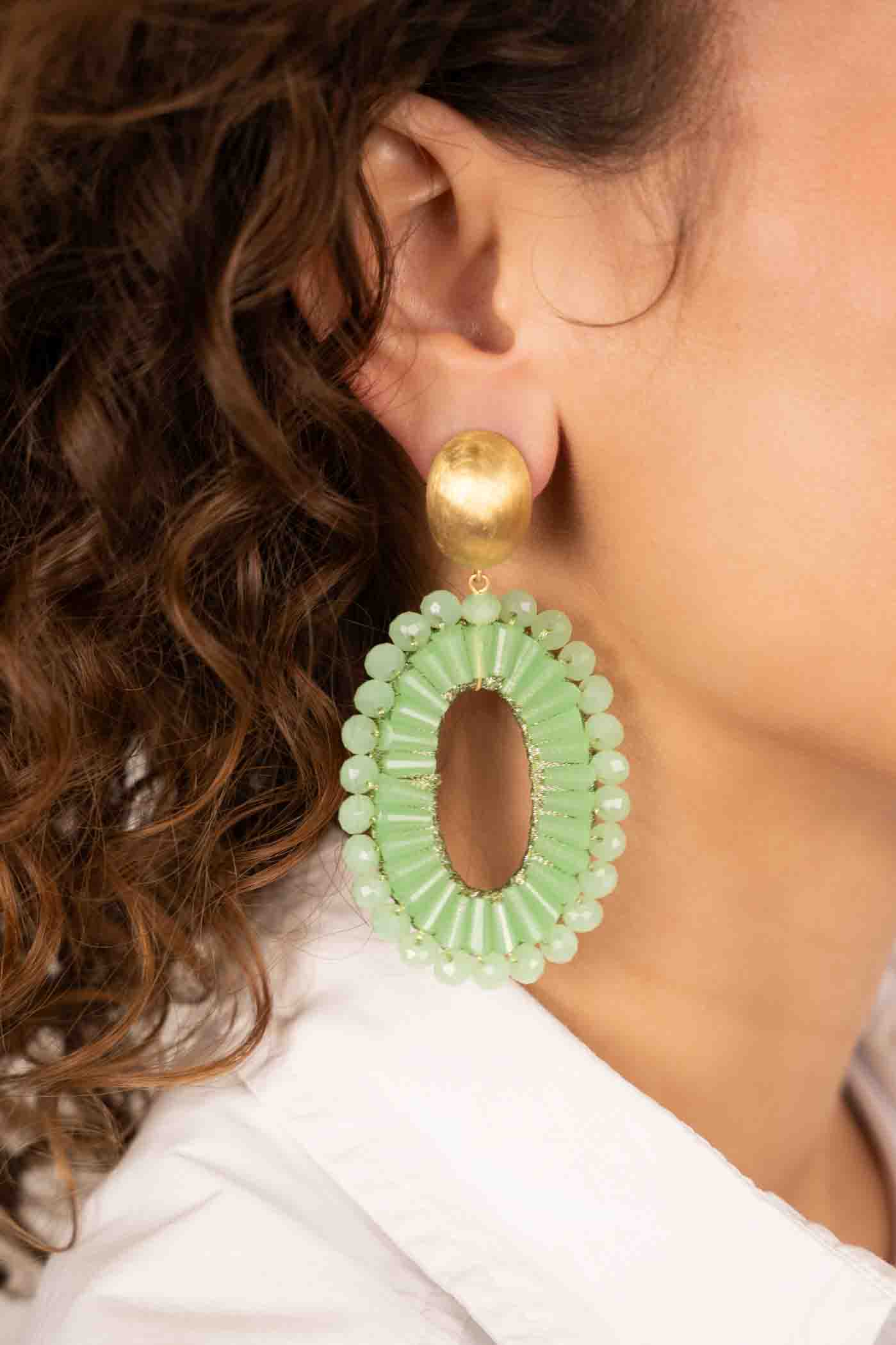 Lime Oorbellen Ann-Mary Ovaal Dubbel Cliplott-theme.productDescriptionPage.SEO.byTheBrand