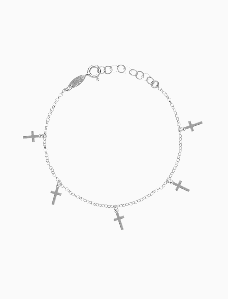 Symbool 5 little cross armband