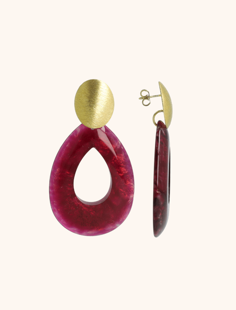 Bordeaux Oorbellen Robine Druppel Deluxe Llott-theme.productDescriptionPage.SEO.byTheBrand