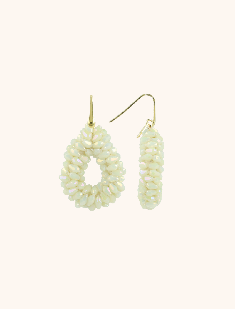 Ivory Earrings Anne Teardrop S Marquis