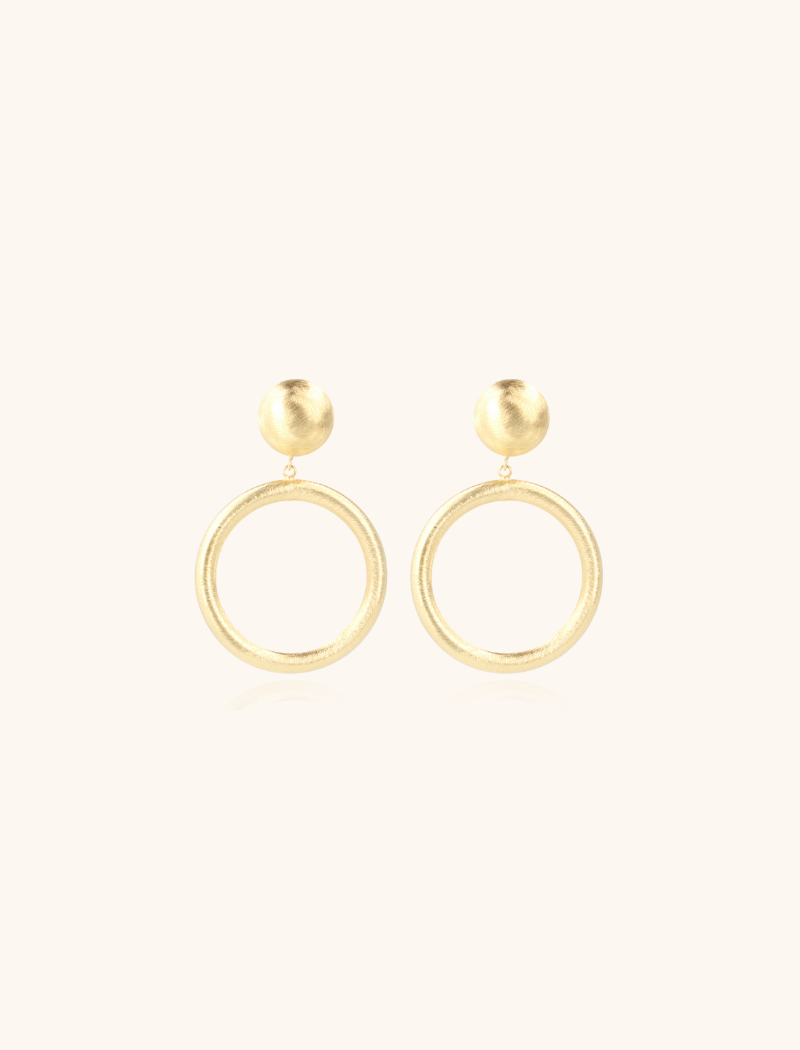  Ohrringe Classic Hoop Brushed