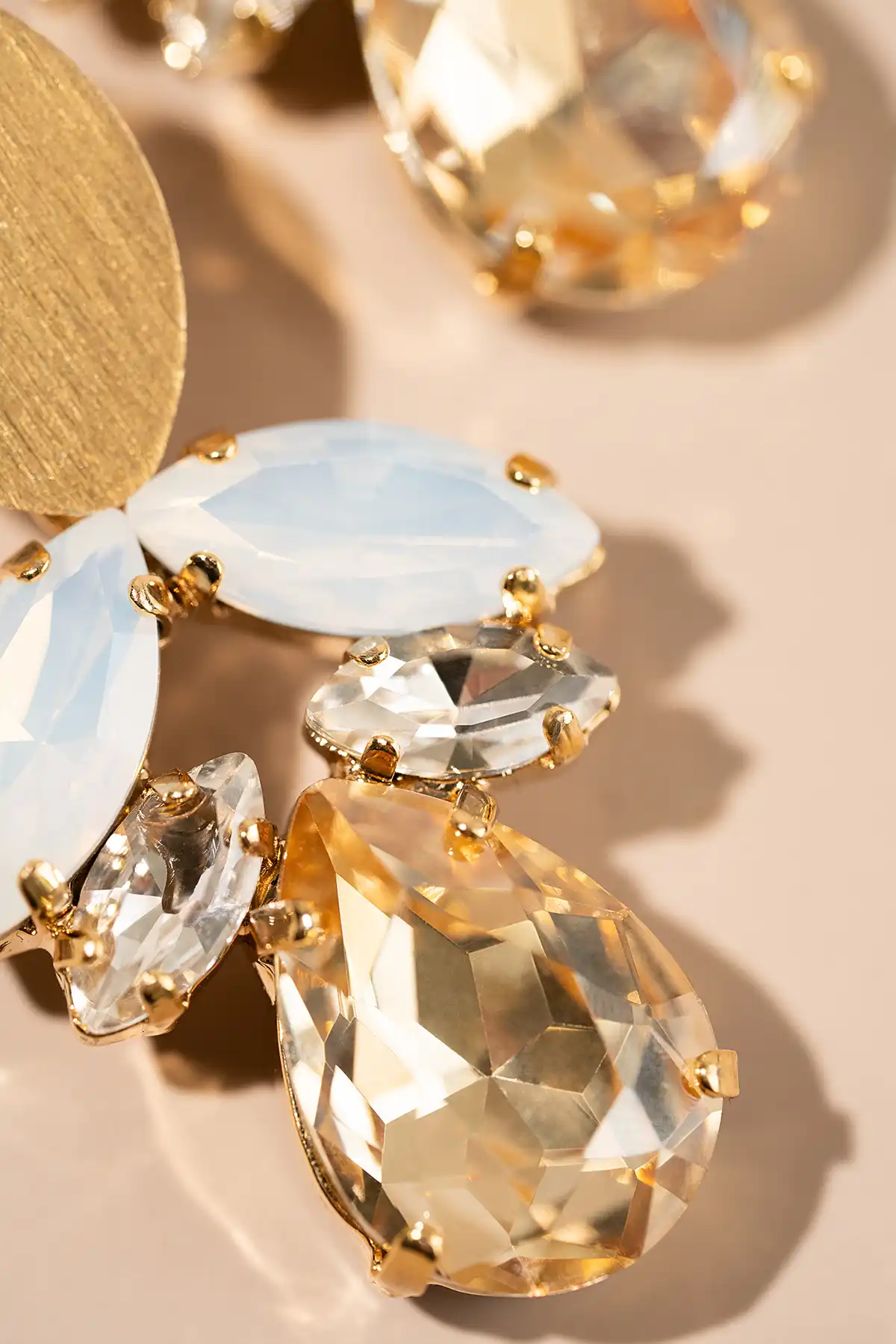 Joni Strass en shadow earrings 