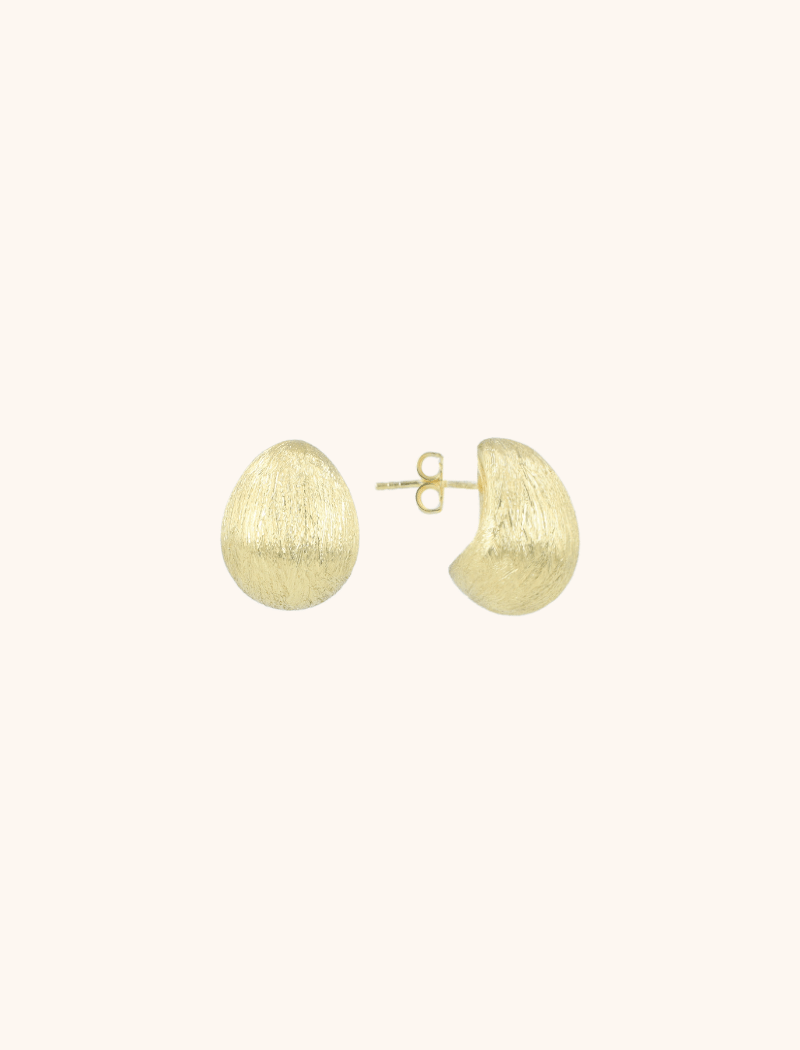 Gold-colored Earrings Thick Drop M