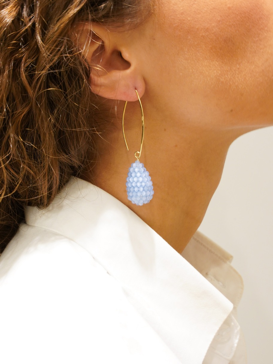 Baby Blauwe Oorbellen Amy Glassberry Cone Slott-theme.productDescriptionPage.SEO.byTheBrand