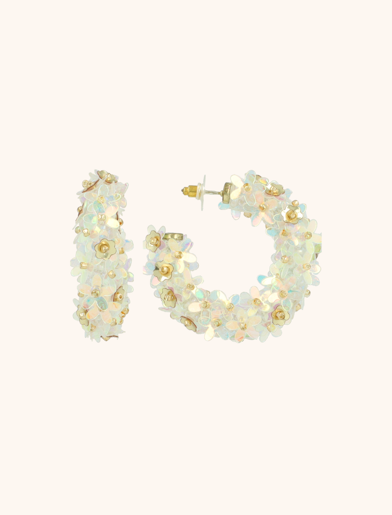 Holografische Ohrringe Jasmijn Flower Creole M  lott-theme.productDescriptionPage.SEO.byTheBrand