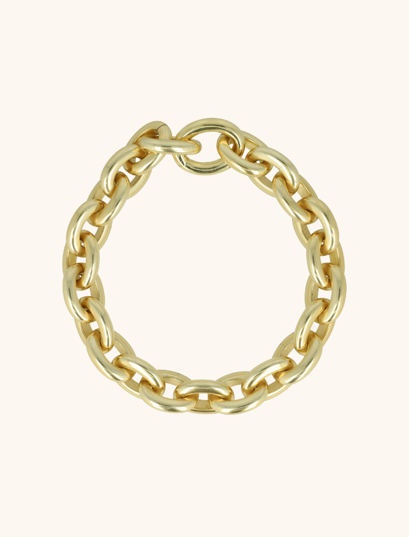 Mat Goudkleurige Ketting Oval Link Chain M lott-theme.productDescriptionPage.SEO.byTheBrand