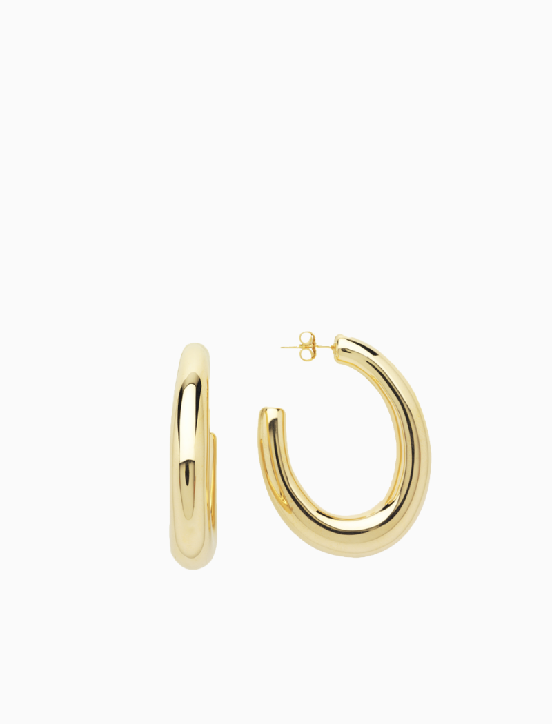 farbene Creolen-Ohrringe Deluxe