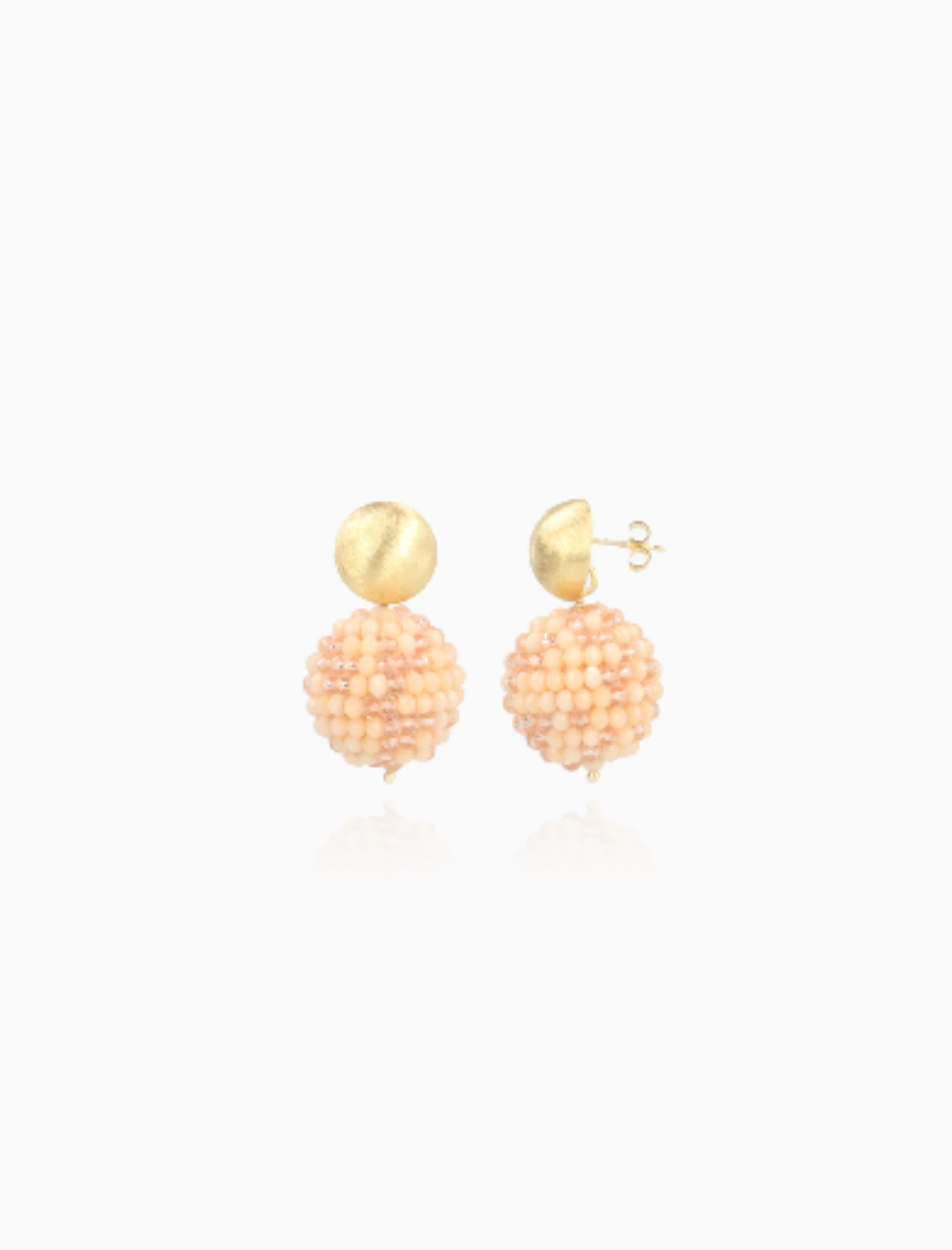 Orangefarbene Ohrringe Glassberry Lexi Globe L