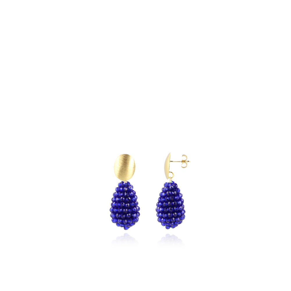 Koningsblauwe Oorbellen Amy Glassberry Cone XSlott-theme.productDescriptionPage.SEO.byTheBrand