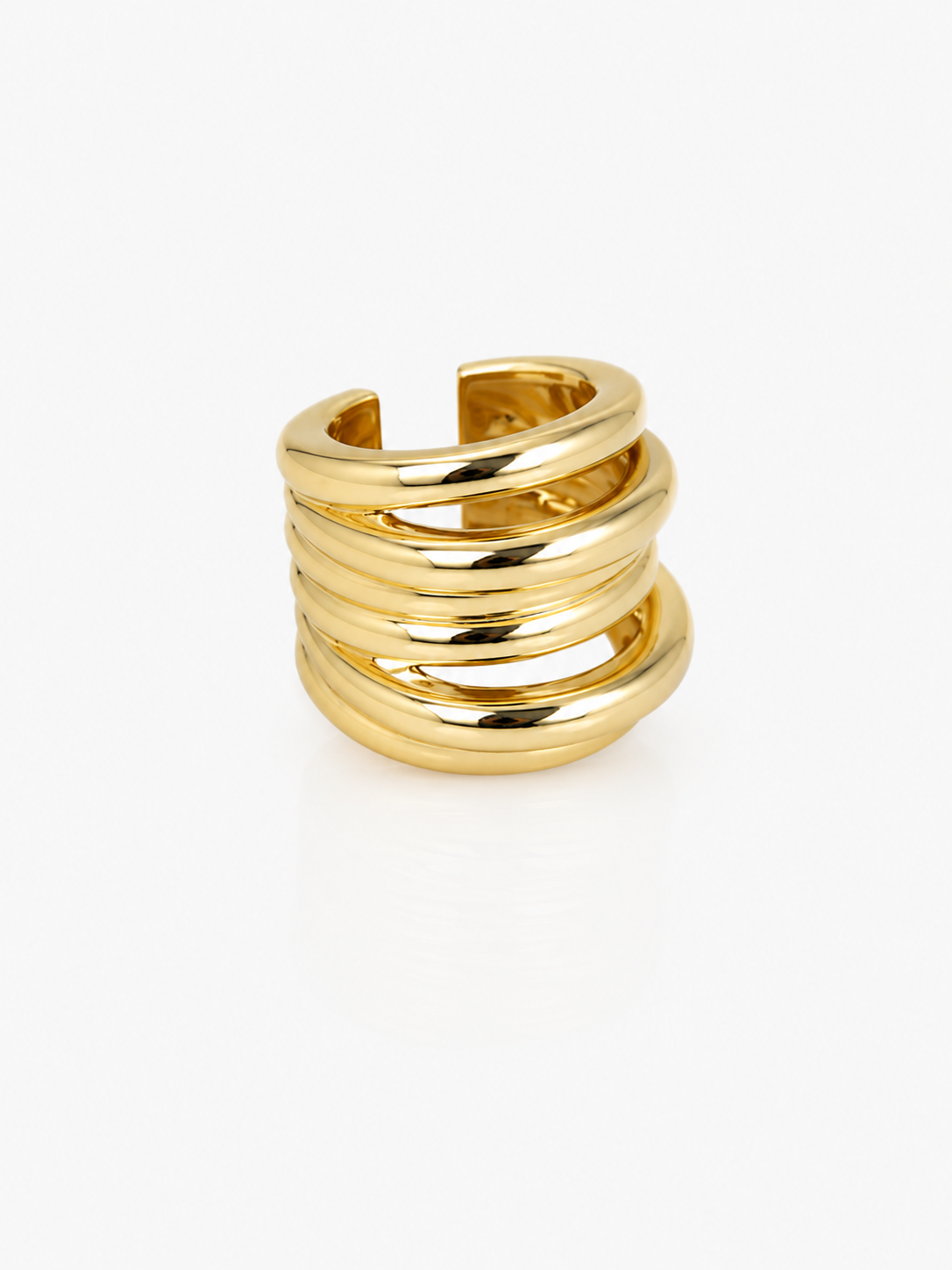 Goldfarbene Ring Multi Band M Laila