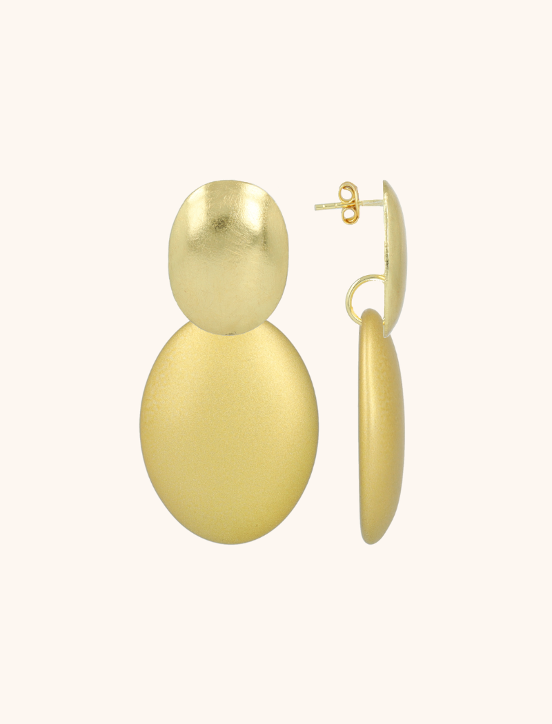 Goldfarbene Ohrringe Sirius Closed Bugle Oval S  lott-theme.productDescriptionPage.SEO.byTheBrand