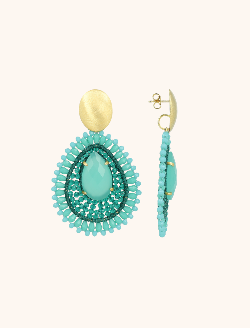 Turkise Ohrringe Lina Filled Drop mit Stein  lott-theme.productDescriptionPage.SEO.byTheBrand