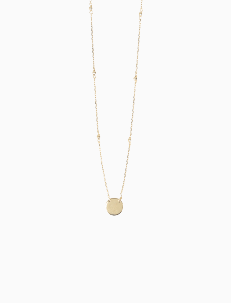 9 Karat Halskette Clear Coin