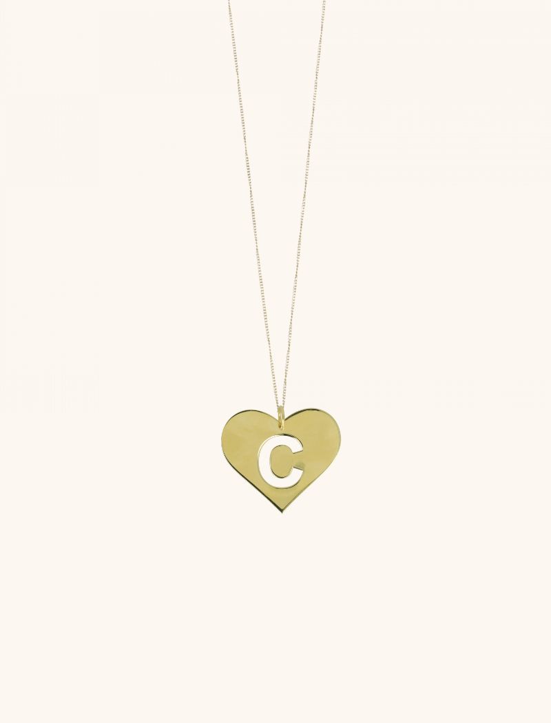 Ketting initial Pendant Hart Goudlott-theme.productDescriptionPage.SEO.byTheBrand