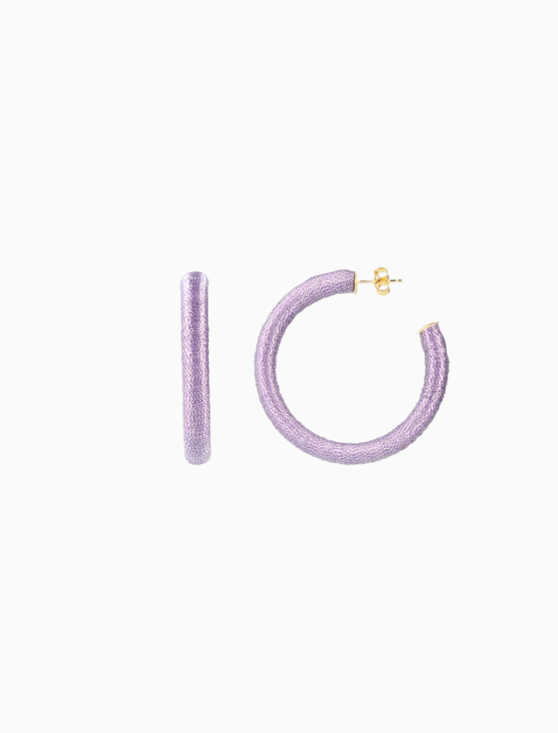 Lila Oorbellen Chloe Creole L