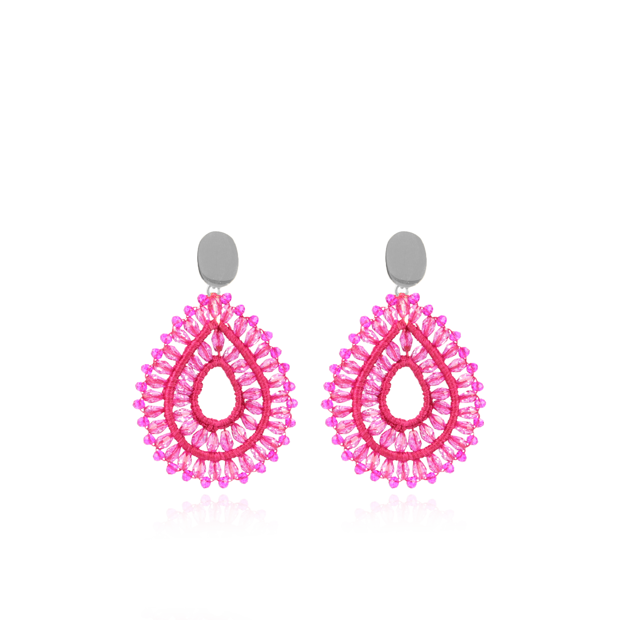 Fuchsia Oorbellen Silk Drop Double Crystallott-theme.productDescriptionPage.SEO.byTheBrand