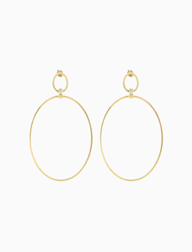 Classic oorbellen Eslie Satin