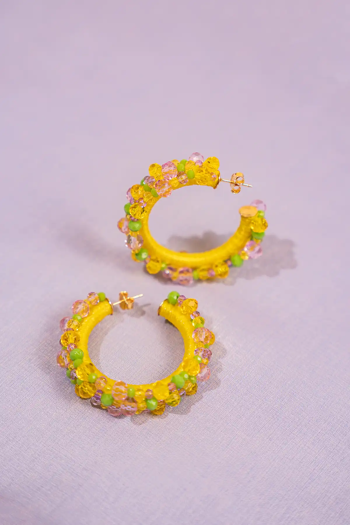 Yellow Lime Mix Oorbellen Brecht Urchin Creole Irregular Stones Mlott-theme.productDescriptionPage.SEO.byTheBrand