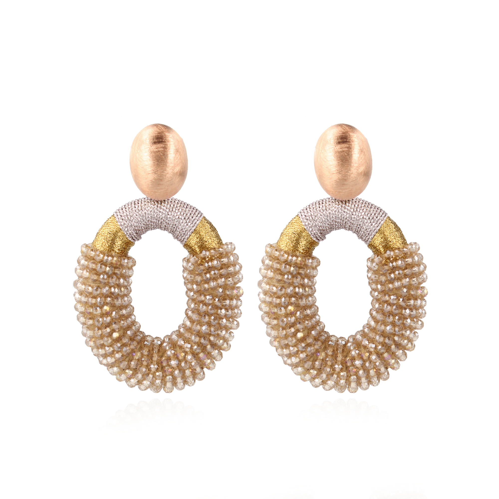 Champagne Oorbellen Yara Oval Llott-theme.productDescriptionPage.SEO.byTheBrand
