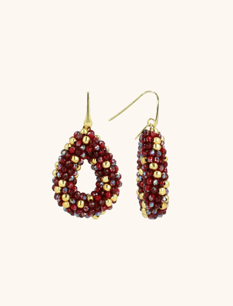 Bordeaux Earrings Berry Drop S