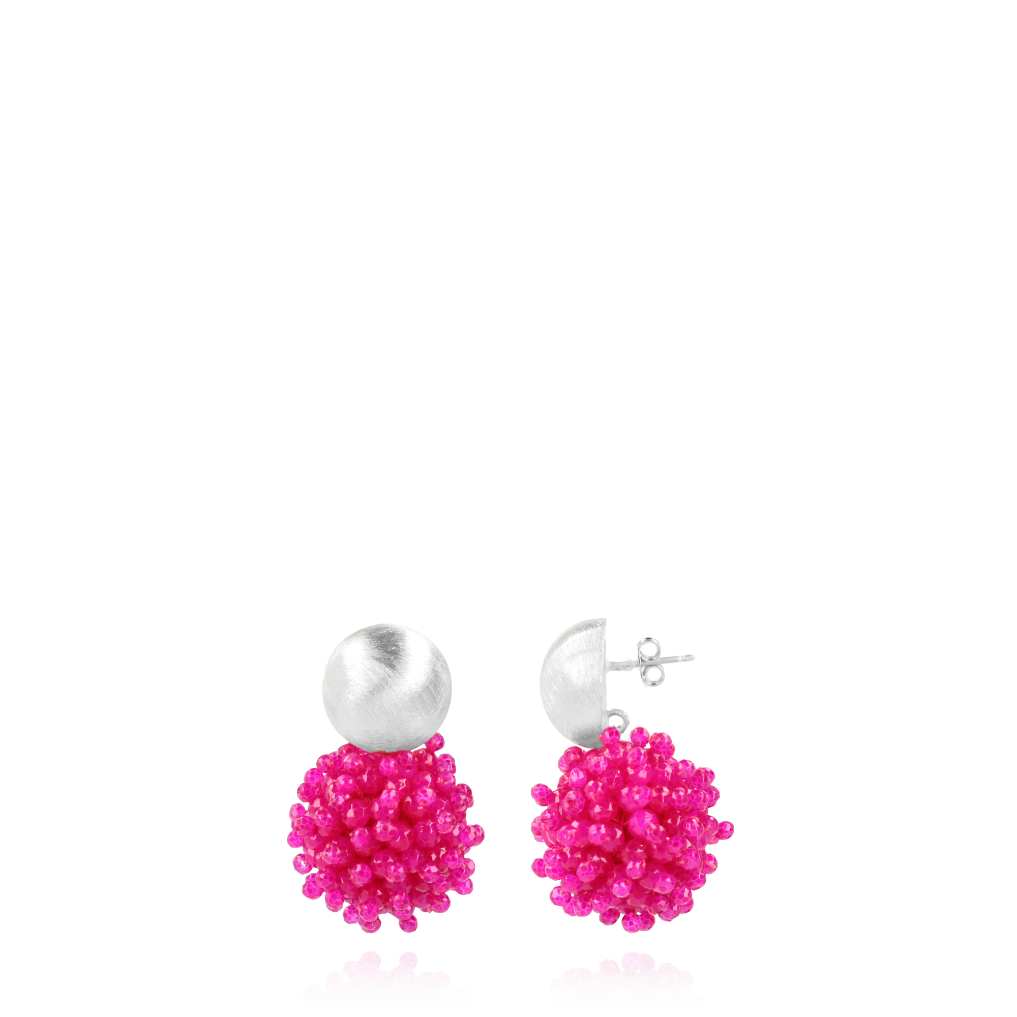 Fuchsia Oorbellen Louise Glassberry Globe L Double Stones Tonallott-theme.productDescriptionPage.SEO.byTheBrand