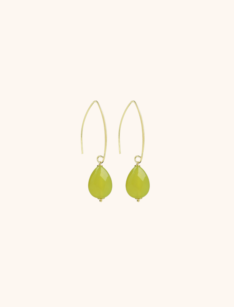 Mustard Green Earrings Drop S bylott-theme.productDescriptionPage.SEO.byTheBrand
