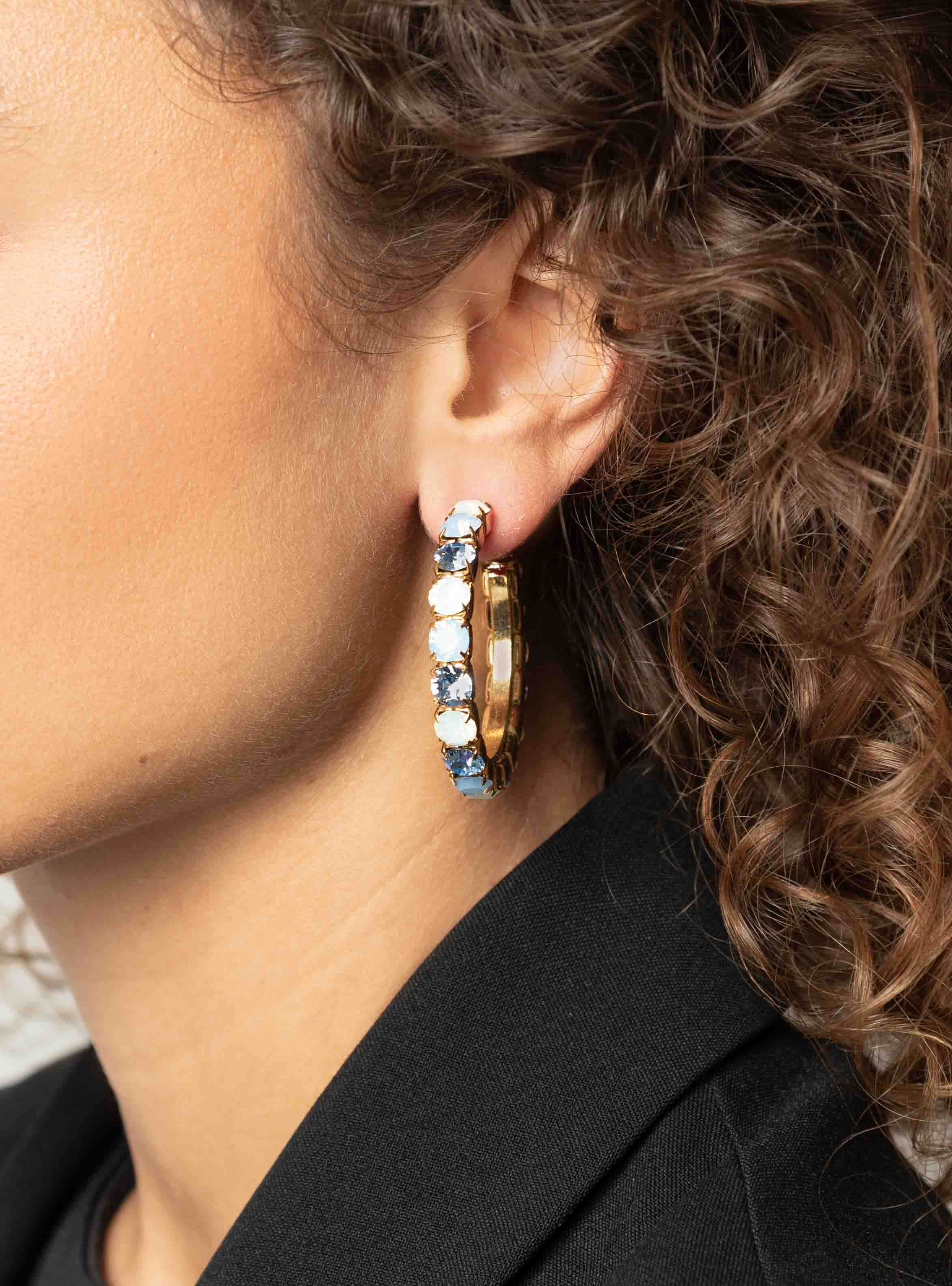 Blauwe Oorbellen Strass Julliette Creoollott-theme.productDescriptionPage.SEO.byTheBrand