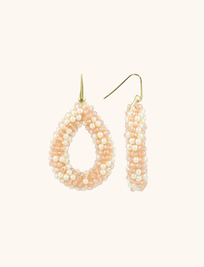 Pink Earrings Berry Drop L