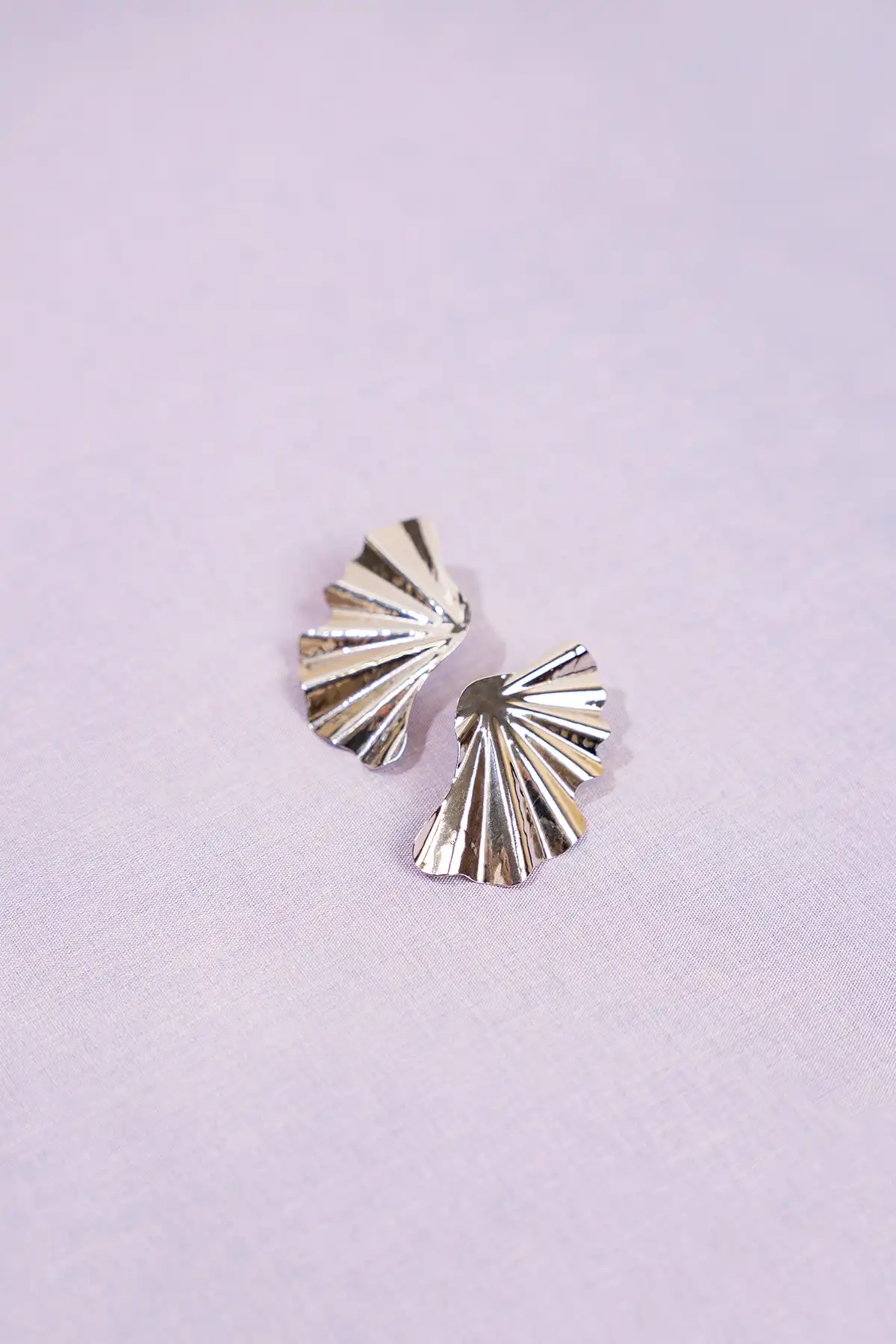 Silver Oorbellen Livia Leaf S
