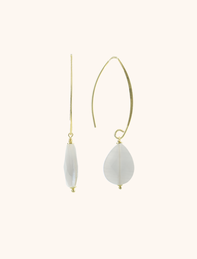 Silver Soft Earrings Drop S