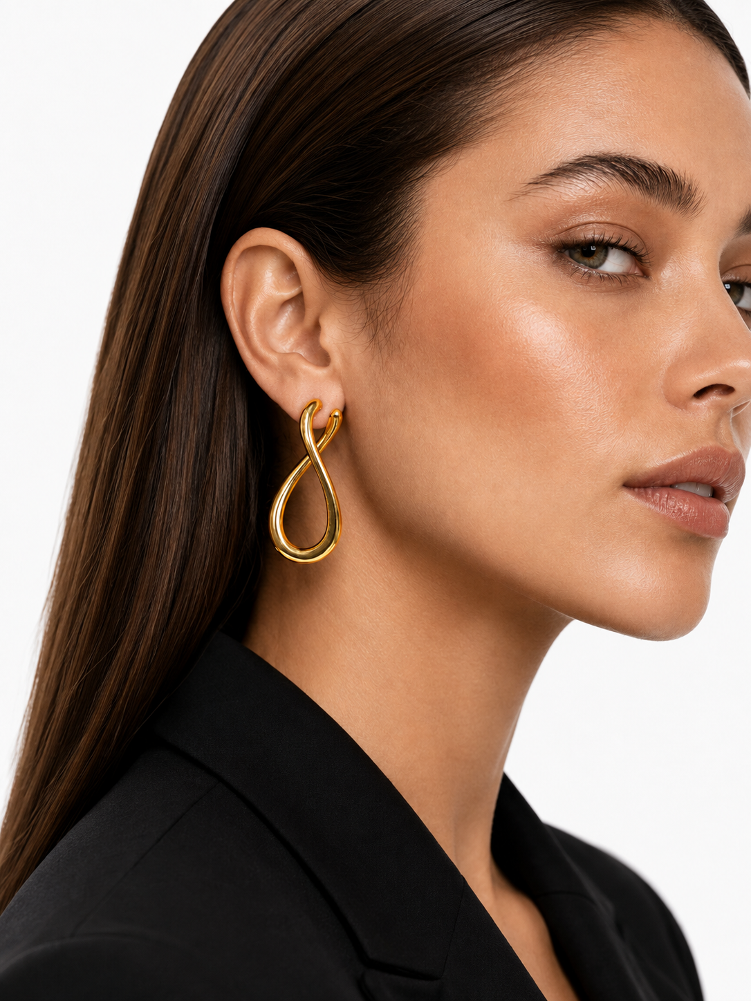 Brass - Gold Twisted Loop M Brushed