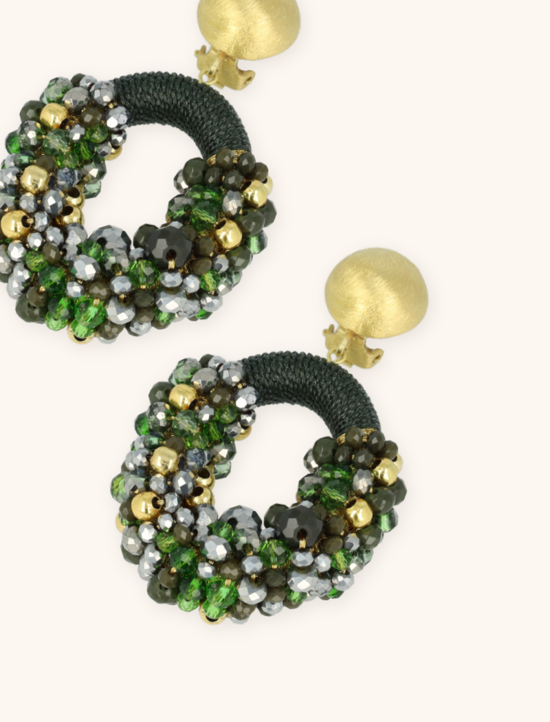 Groene Oorbellen Opheilia Combi Ovaal Mlott-theme.productDescriptionPage.SEO.byTheBrand