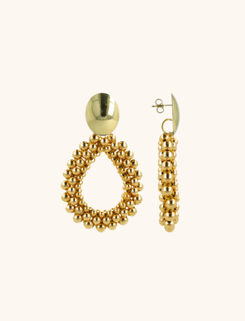 Goudkleurige Oorbellen Nouk Druppel Deluxe Mlott-theme.productDescriptionPage.SEO.byTheBrand
