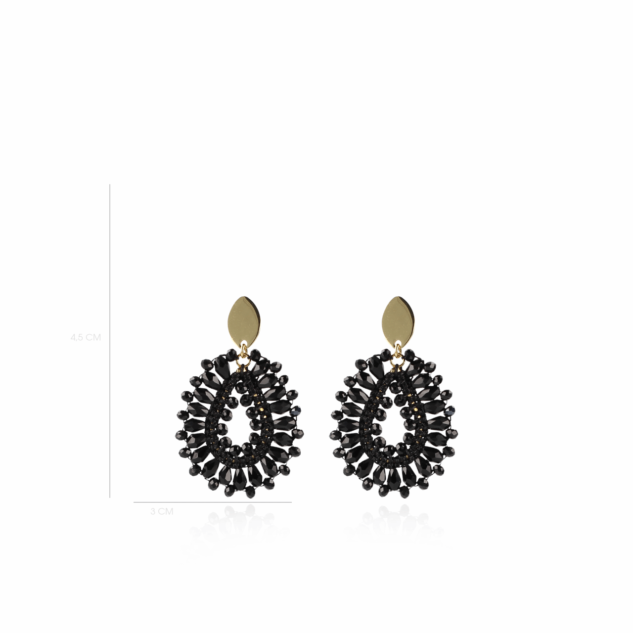 Robin Silk Drop Crystal S Black oorbellenlott-theme.productDescriptionPage.SEO.byTheBrand