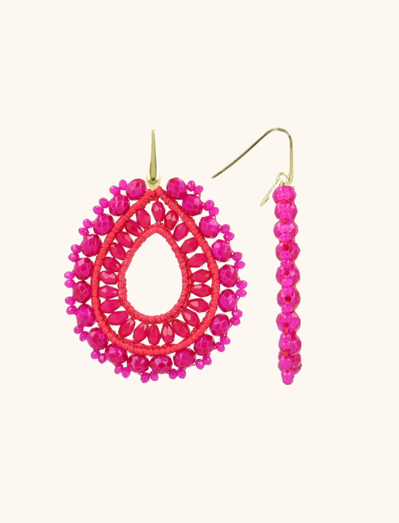 Fuchsia Oorbellen Vos Druppel Llott-theme.productDescriptionPage.SEO.byTheBrand