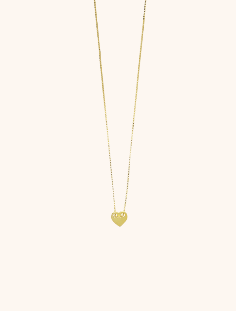 Symbool ketting Hart S