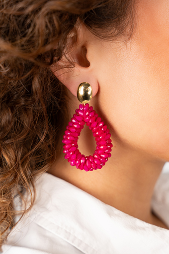 Fuchsia Earrings Anne Droplet L Marquislott-theme.productDescriptionPage.SEO.byTheBrand