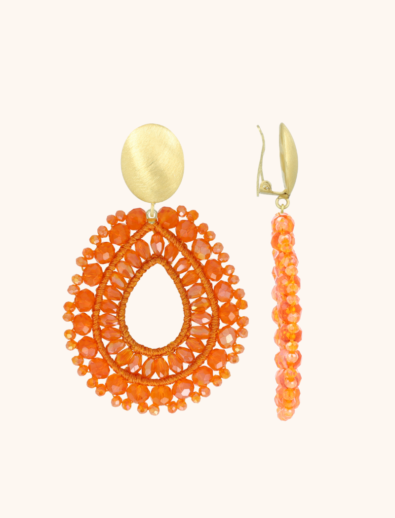 Oranje oorbellen Vos druppel L cliplott-theme.productDescriptionPage.SEO.byTheBrand