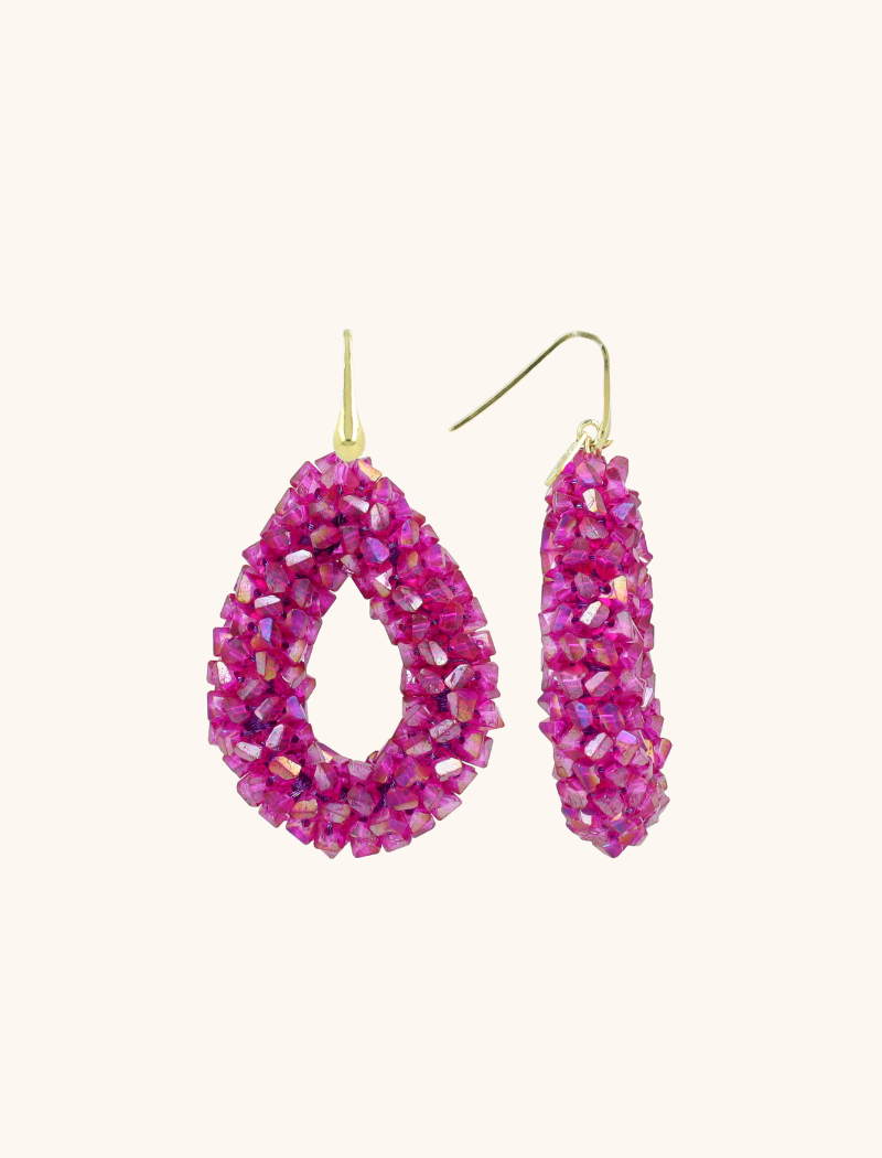 Fuchsia Oorbellen Marieke Drop L Rawlott-theme.productDescriptionPage.SEO.byTheBrand