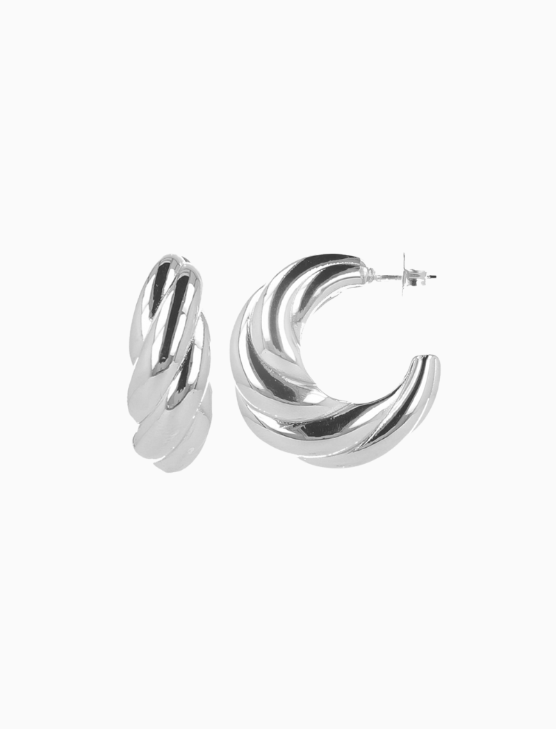 twist creole M earrings