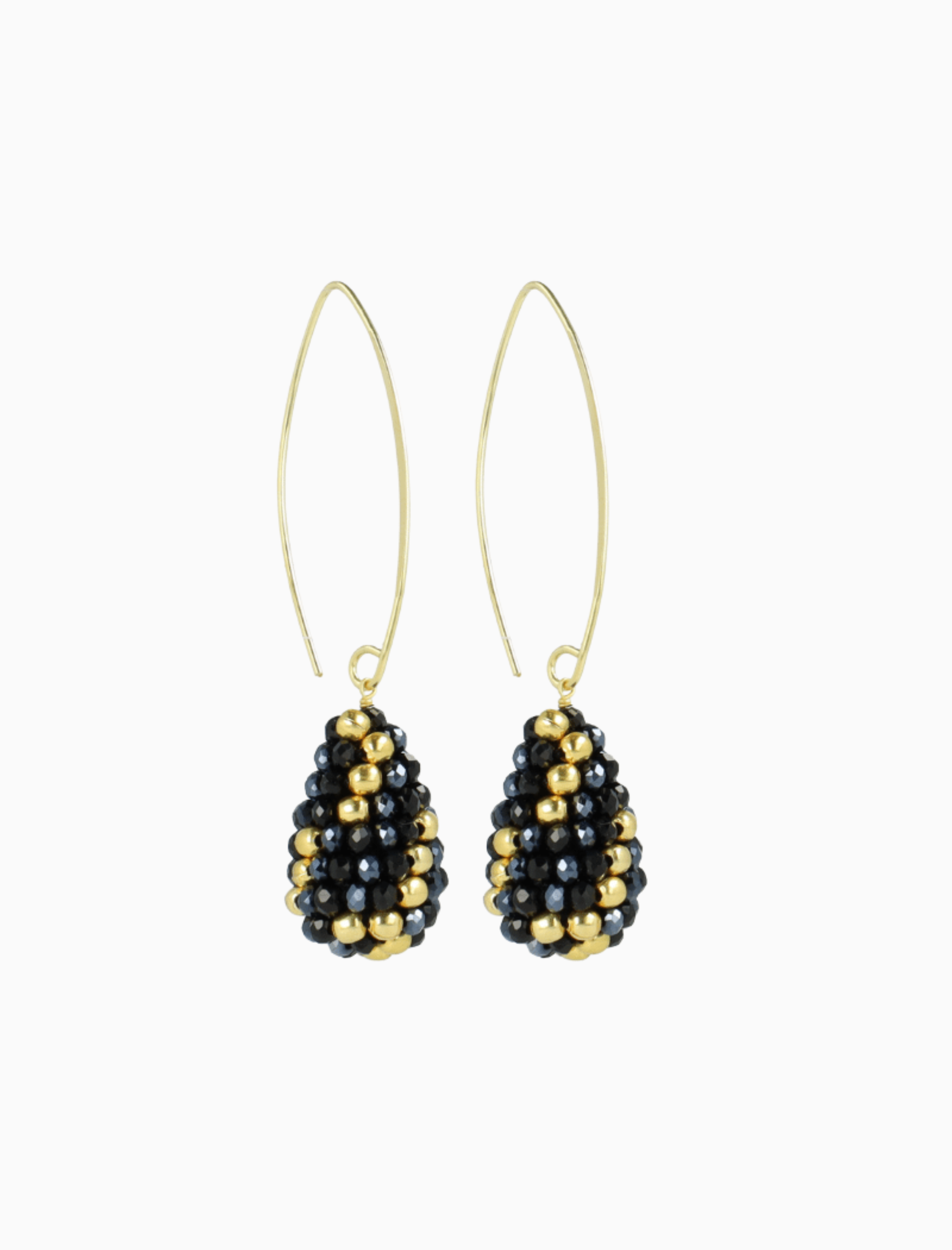 Zwarte Oorbellen Amy Cone XS
