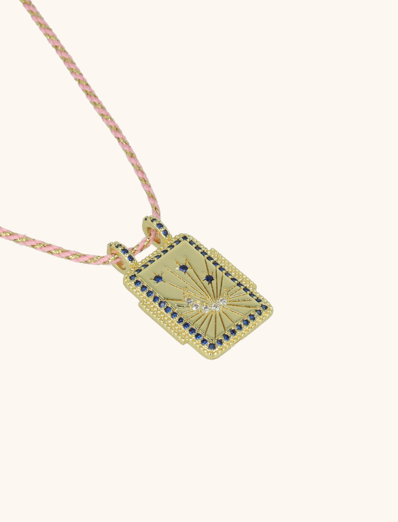 Ketting Rectangle Moon - Roze/Blauwlott-theme.productDescriptionPage.SEO.byTheBrand Ketting Rectangle Moon - Roze/Blauwlott-theme.productDescriptionPage.SEO.byTheBrand