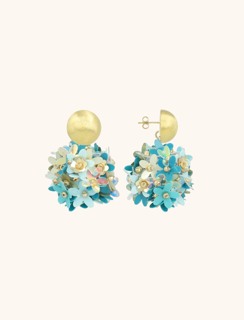 Blaue Ohrringe Daisy Pailletten Blumen Globe S  lott-theme.productDescriptionPage.SEO.byTheBrand