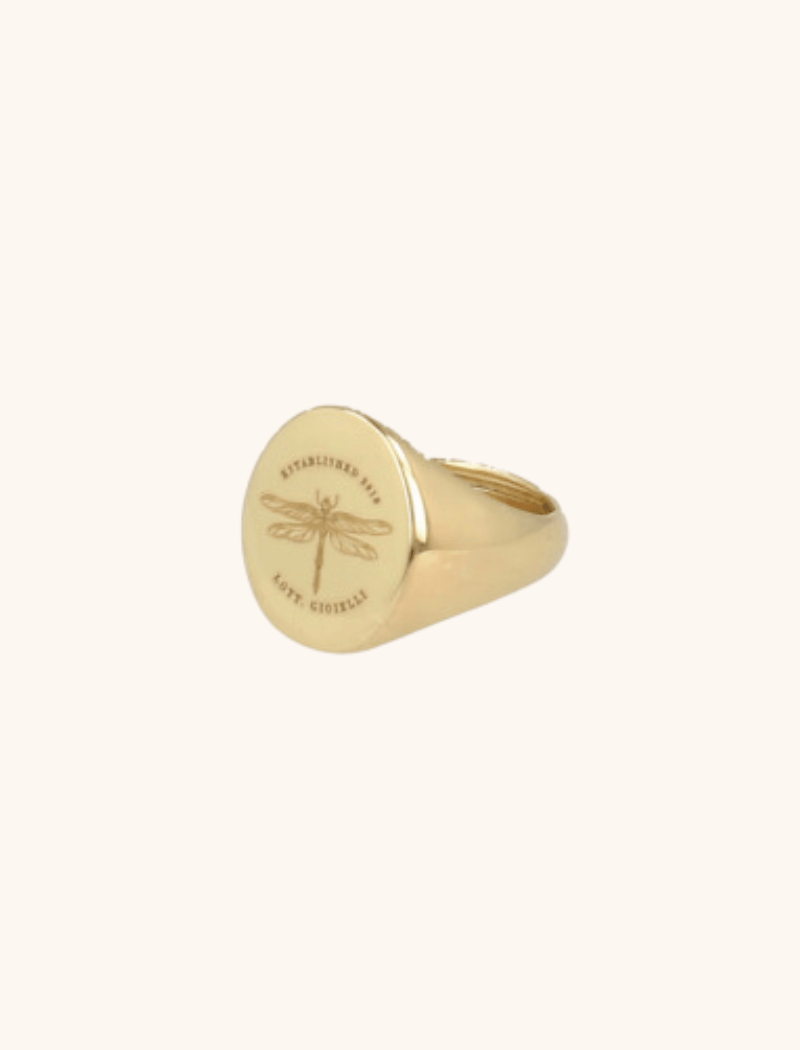 Symbool L Dragonfly ring