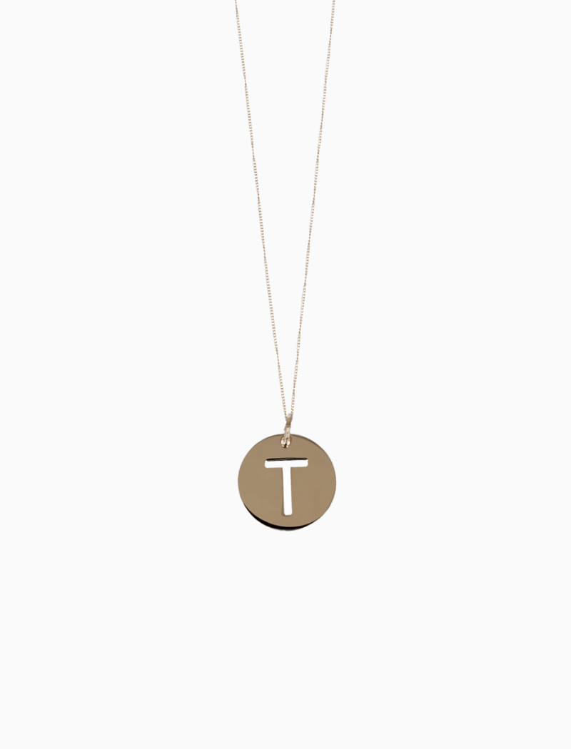Rose ketting initial Pendant Gourmet