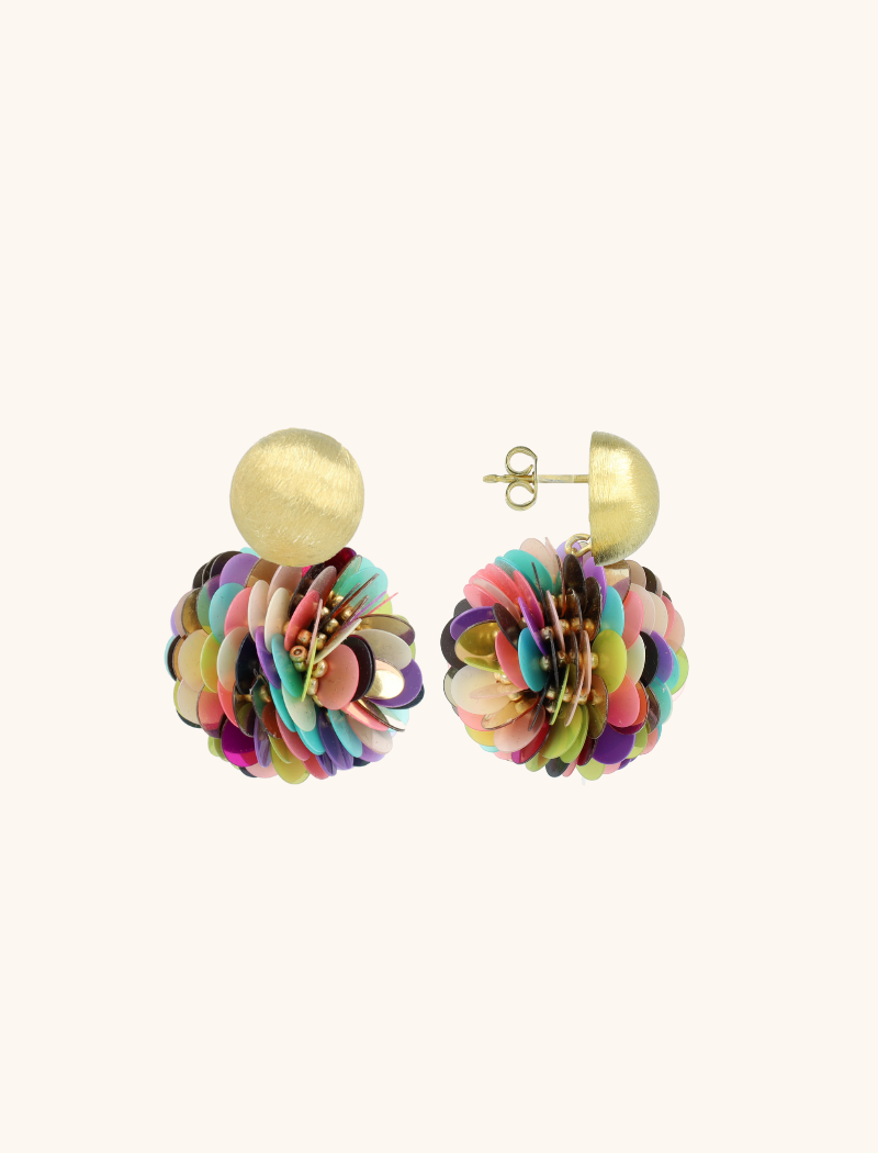 Multi Mix Earrings Sequin Globe Mlott-theme.productDescriptionPage.SEO.byTheBrand
