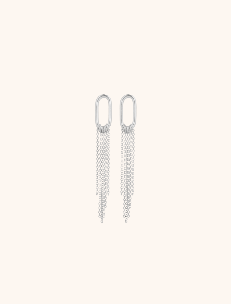 Classic Oorbellen Tube Chain