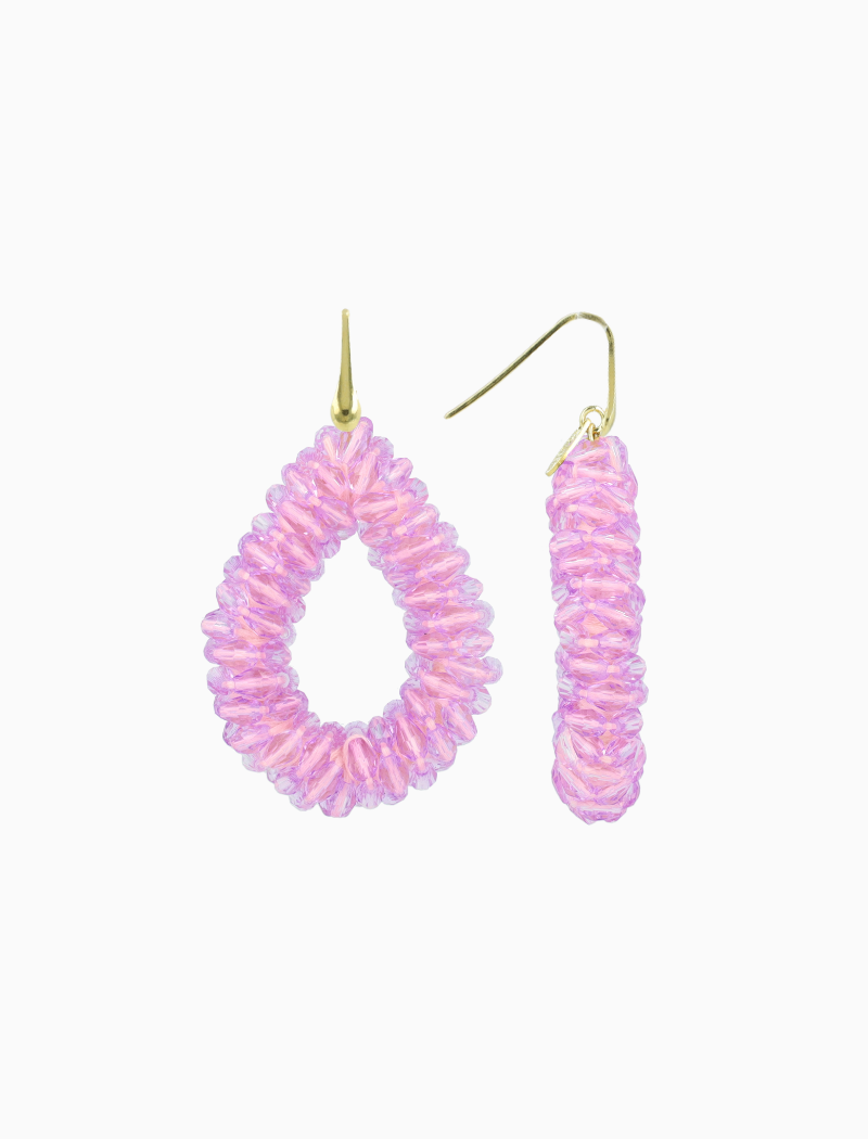 Lila Oorbellen Anne druppel L Marquis