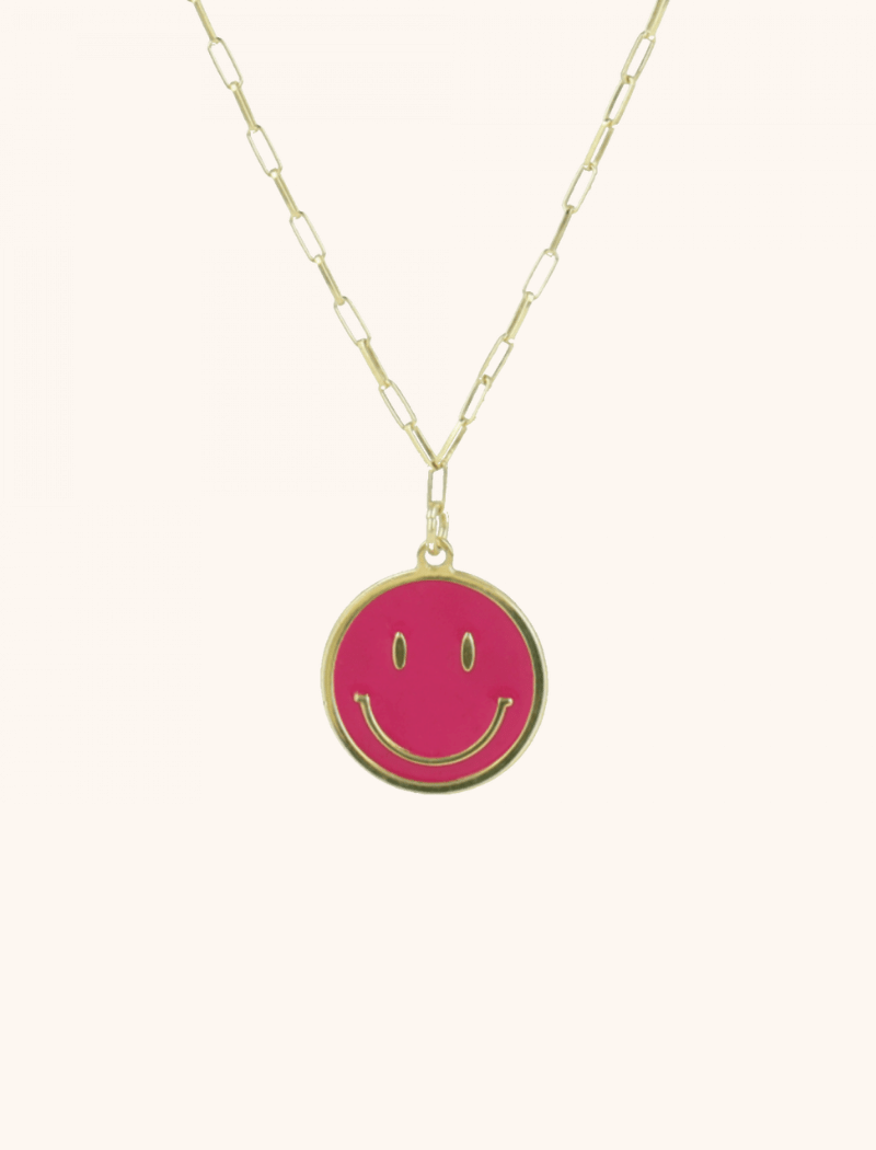Smiley necklace enamel fuchsialott-theme.productDescriptionPage.SEO.byTheBrand